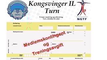 TRENINGSAVGIFT FOR HØSTEN OG SPOND